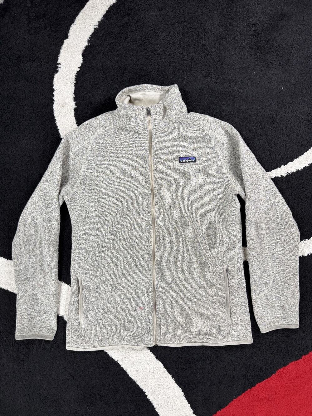 Patagonia Womens Extra Large Better Sweater Full Zip Fleece Jacket Grey